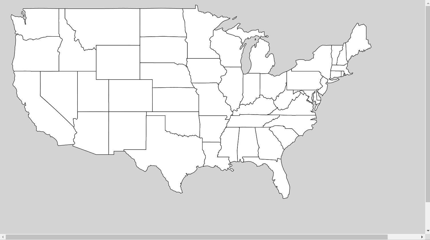us state map
