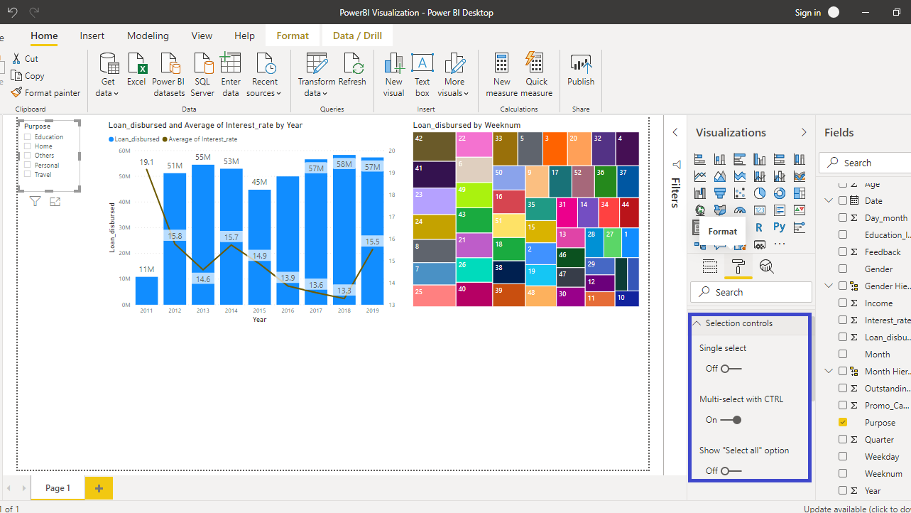 Adding Slicers To A Power Bi Report Pluralsight