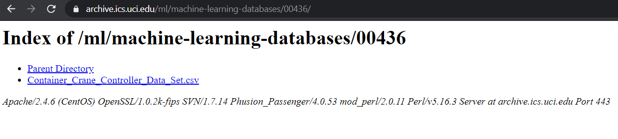 UCI ML database