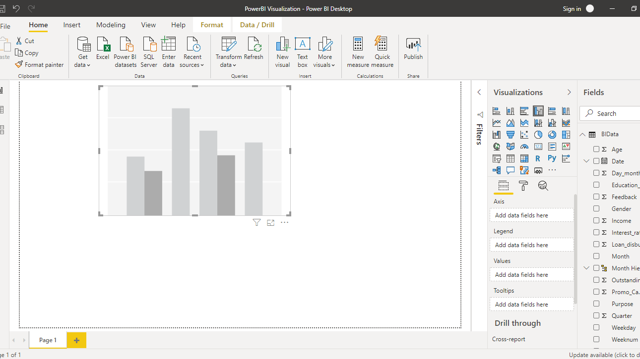 Implementing Hierarchical Axis And Concatenation In Power Bi Pluralsight