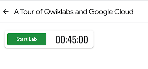 Google Cloud Labs timer